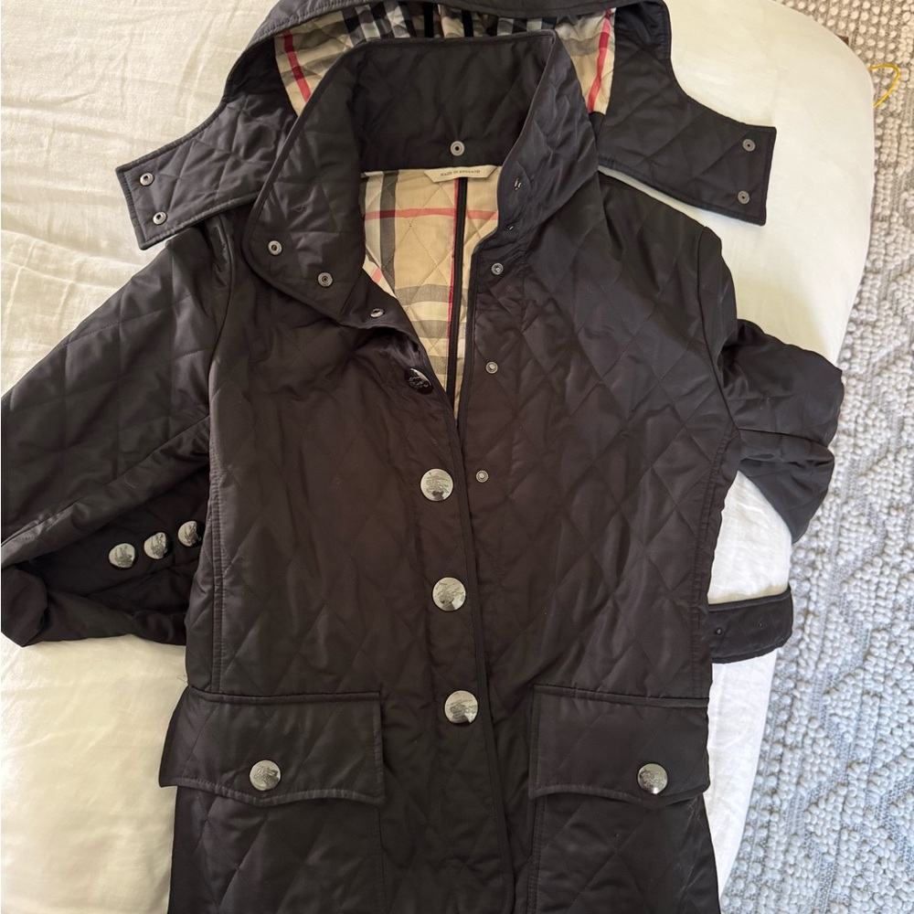 Burberry Black Quilted Jacket